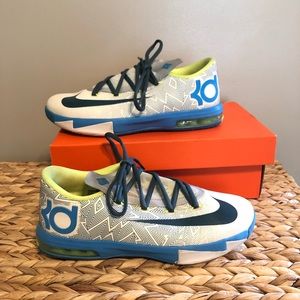 Nike KD VI Pure Platinum GS 5.5